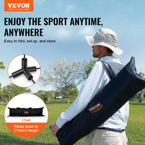 Elevate Your Game with the Portable Adjustable Badminton Volleyball Pickleball Tennis Net Set