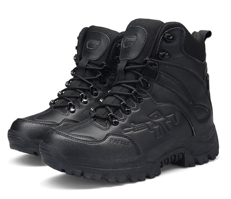 Discover the Ultimate Adventure Companion: Men’s Sand-Colored High-Top Hiking Boots