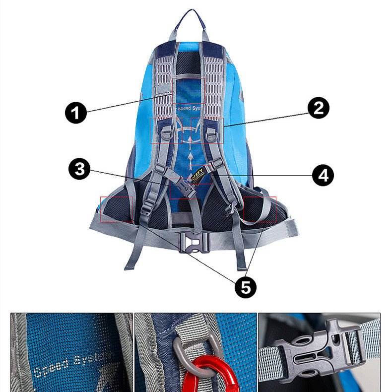 Multifunctional Leisure Backpack for Hiking and Cycling