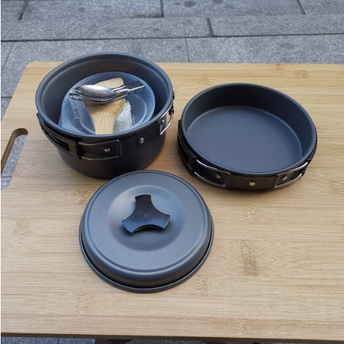 Outdoor Camping Cookware Set for 1–2 People