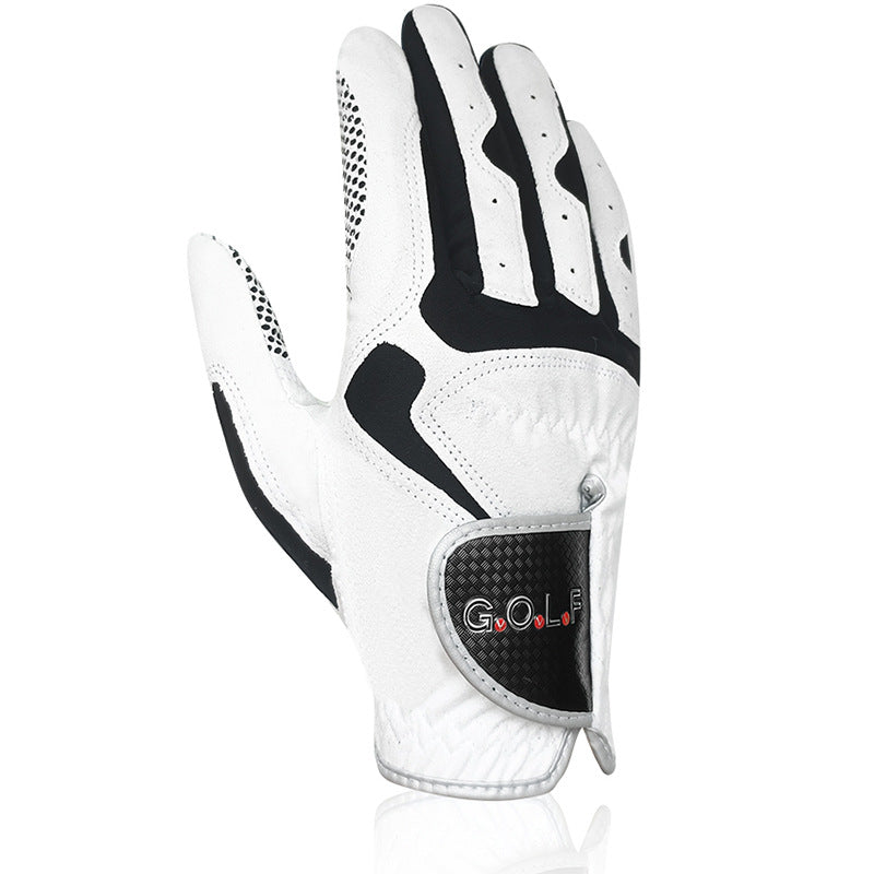 Microfiber Cloth With  Particles Breathable Golf Gloves