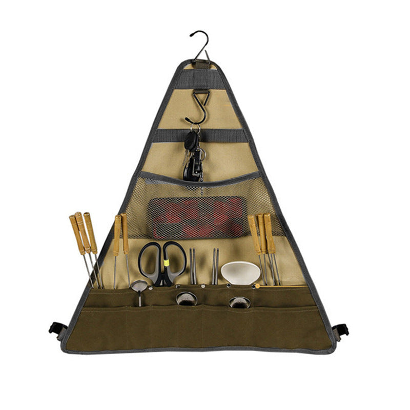 Foldable Camping Tableware Set With Spatula And Spoon