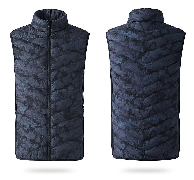 Men’s Camouflage USB Heated Sleeveless Vest