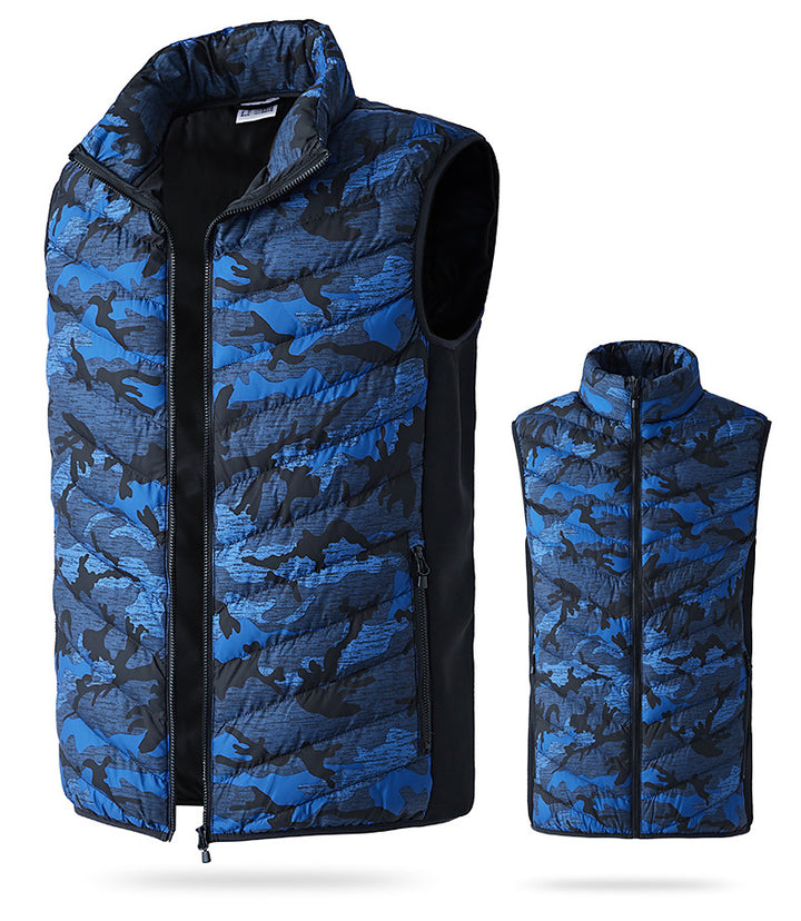 Men’s Camouflage USB Heated Sleeveless Vest