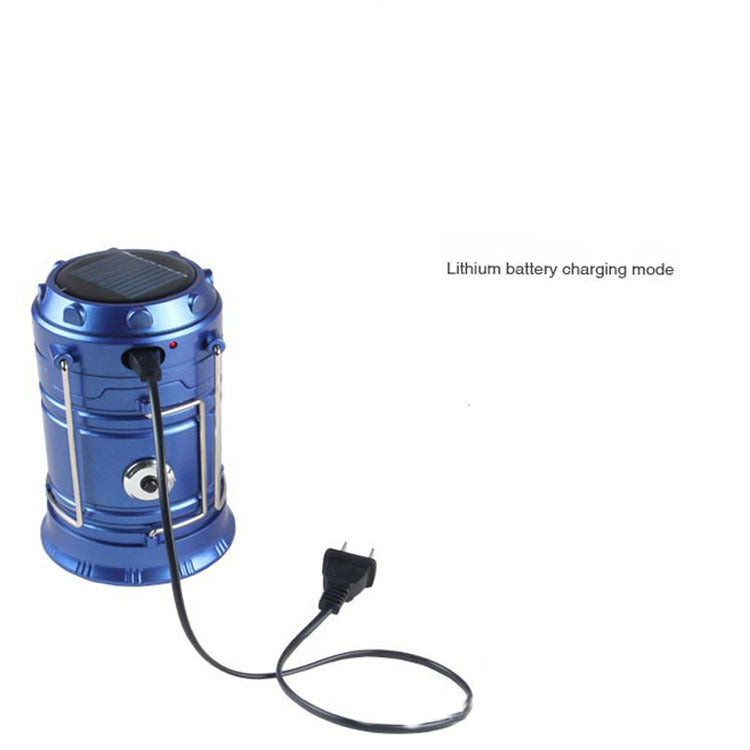 Solar Rechargeable Telescopic Multifunctional Camping Lantern