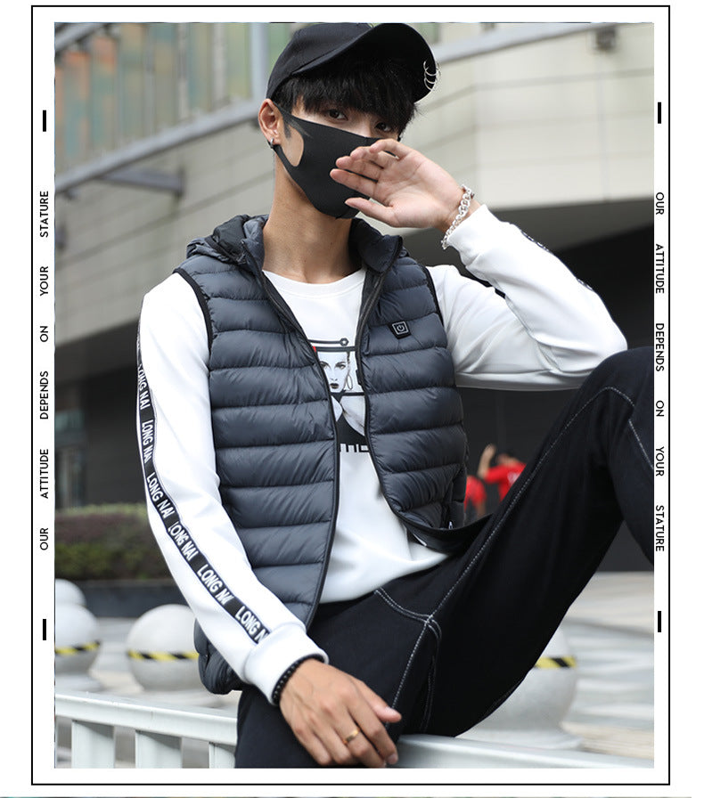 USB Heated Cotton Vest Thermal Heated Vest