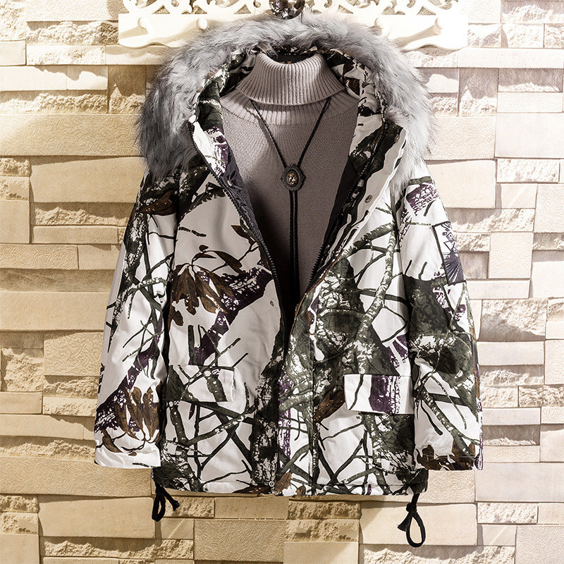 Hip-Hop Camouflage Hooded Jacket