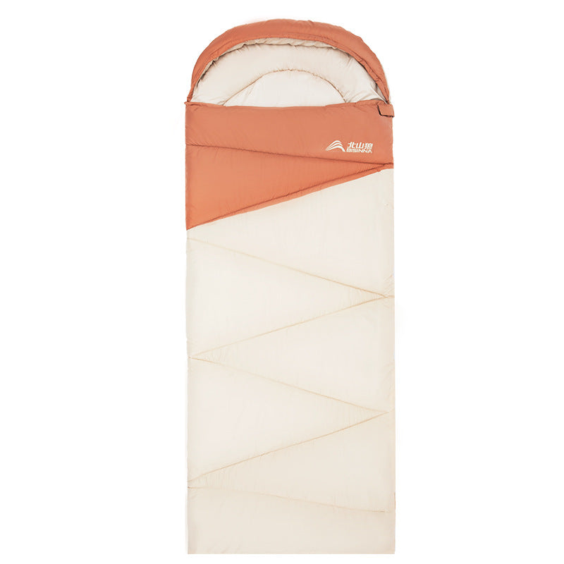 Outdoor Thickened Cold-Protection Sleeping Bag for Camping and Travel