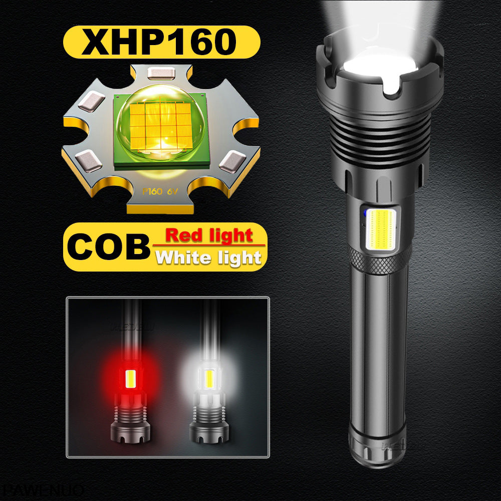 Strong Light Outdoor Camping Emergency Rechargeable Flashlight