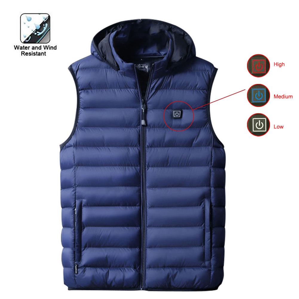 USB Heated Cotton Vest Thermal Heated Vest
