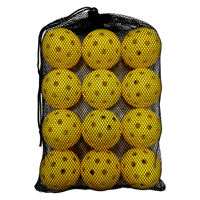 40 Hole 74mm Plastic Pickleball Balls Set 12 Pack