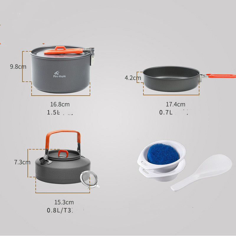 Fire Maple Feast 2 Portable Camping Cookware Set