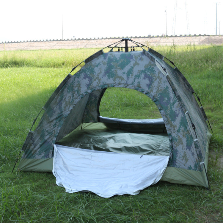 Outdoor Camouflage Tent for 3-4 People Camping & Beach