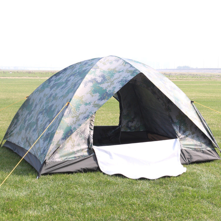 Outdoor Camouflage Tent for 3-4 People Camping & Beach