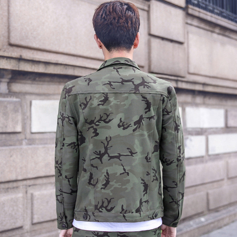 Men’s Camouflage Jacket and Stylish Overalls