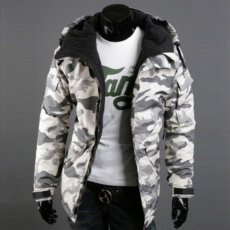Men’s British Camouflage Hooded Jacket