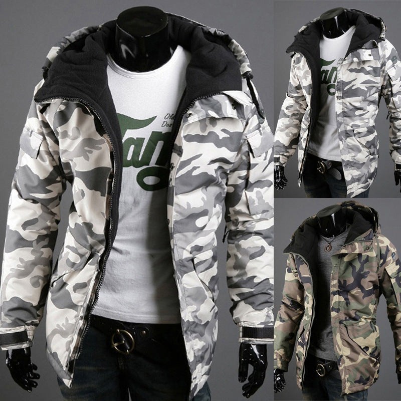 Men’s British Camouflage Hooded Jacket