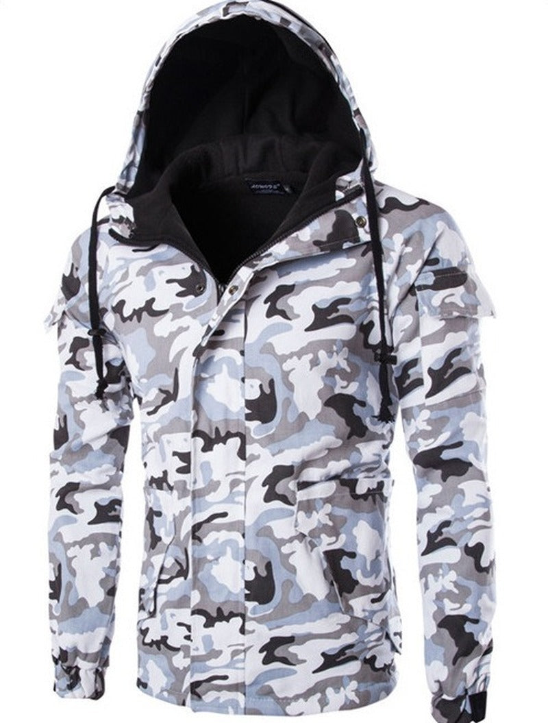 Men’s British Camouflage Hooded Jacket