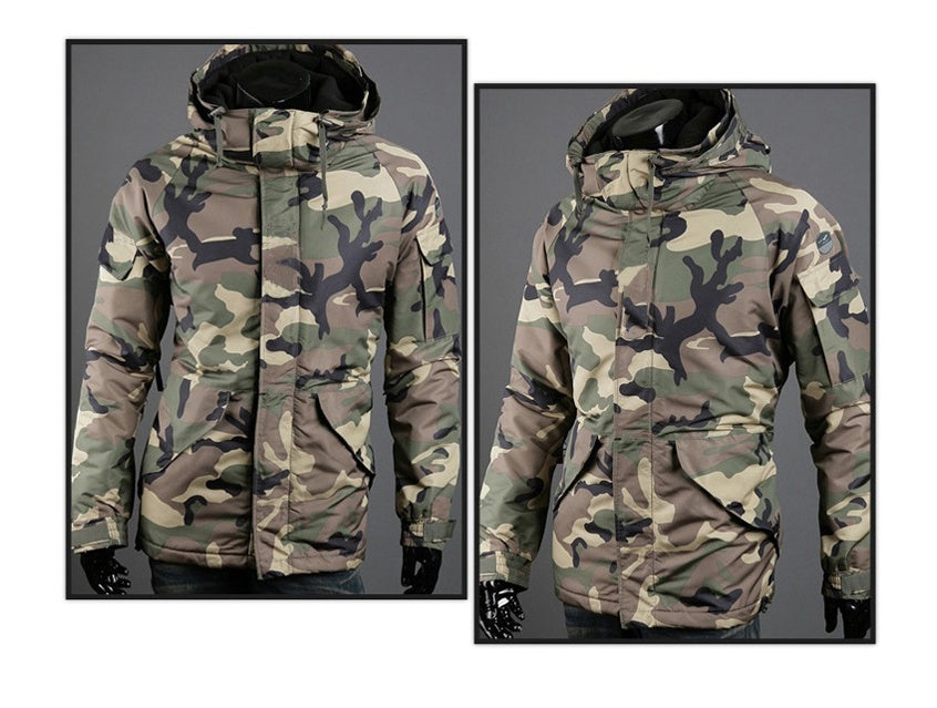 Men’s British Camouflage Hooded Jacket
