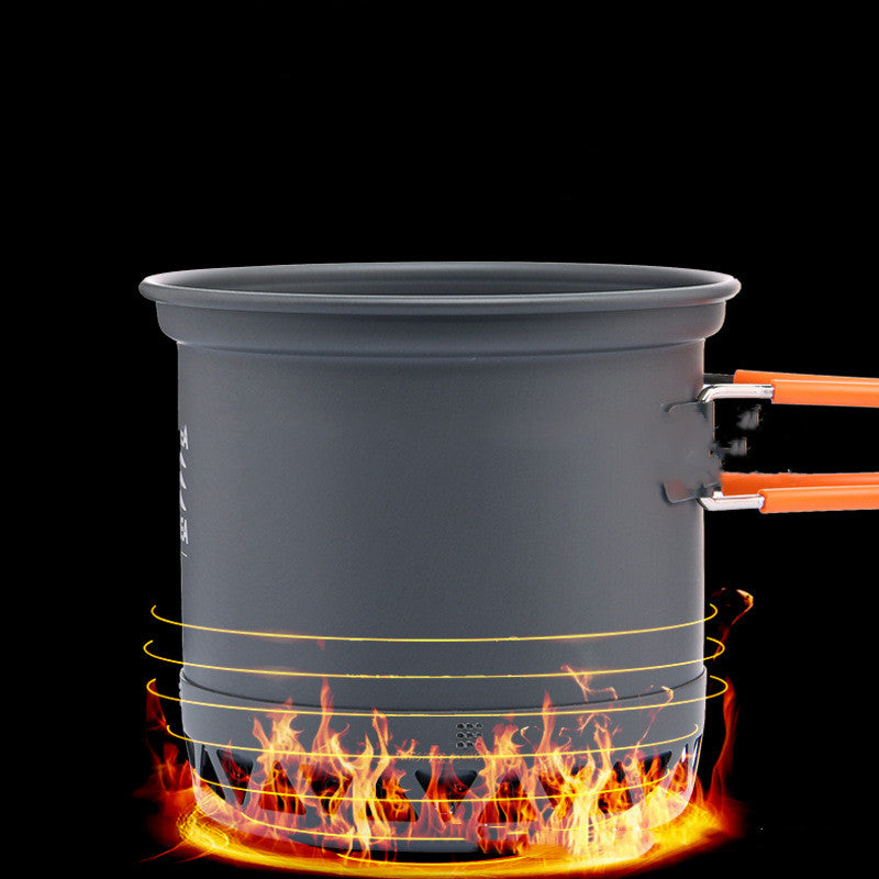 Widesea Outdoor Camping Cookware Set with Travel Pots & Utensils