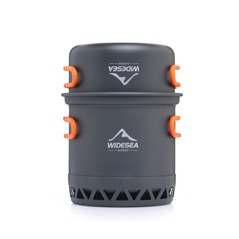 Widesea Outdoor Camping Cookware Set with Travel Pots & Utensils