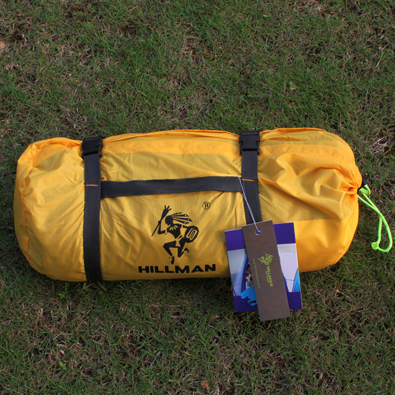 Outdoor Double-Layer Camping Tent with Aluminum Poles