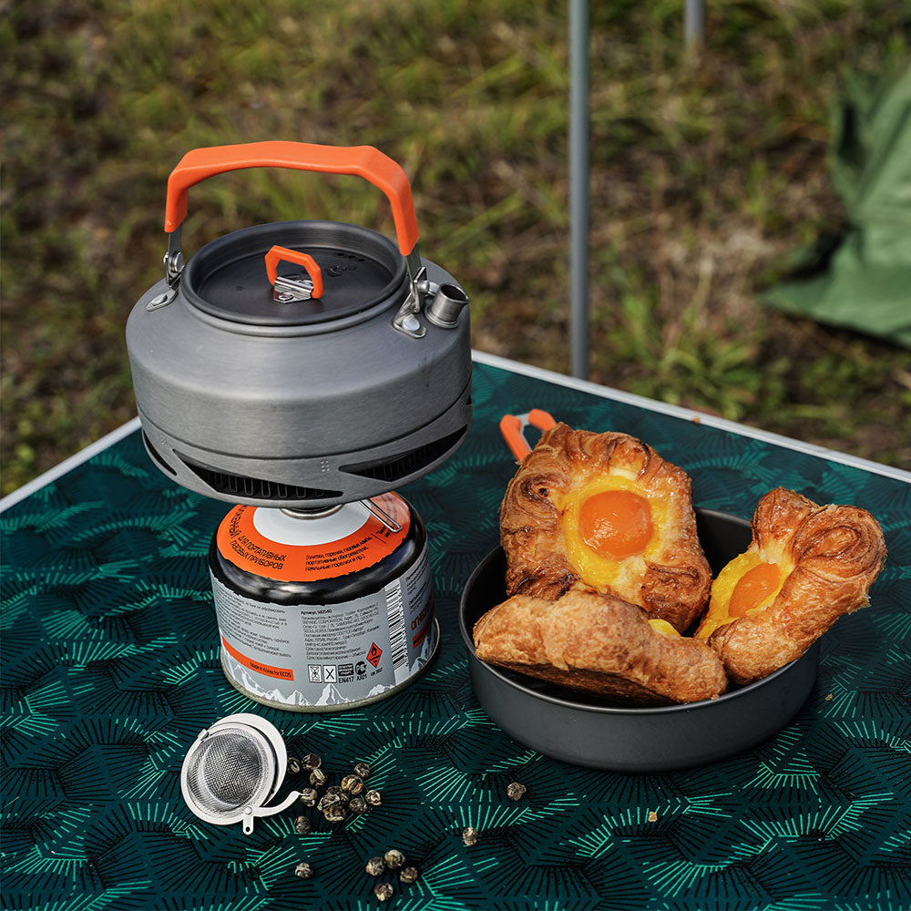 Portable Outdoor Camping Cookware – Heat Set for Picnic