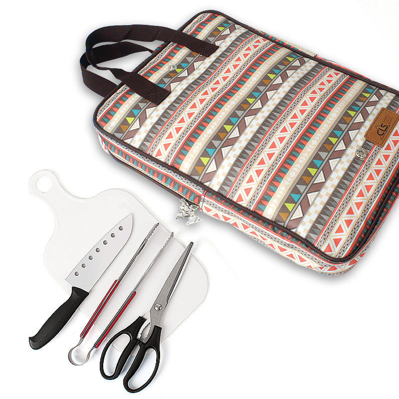 Five Piece Outdoor Camping Barbecue Cookware Set