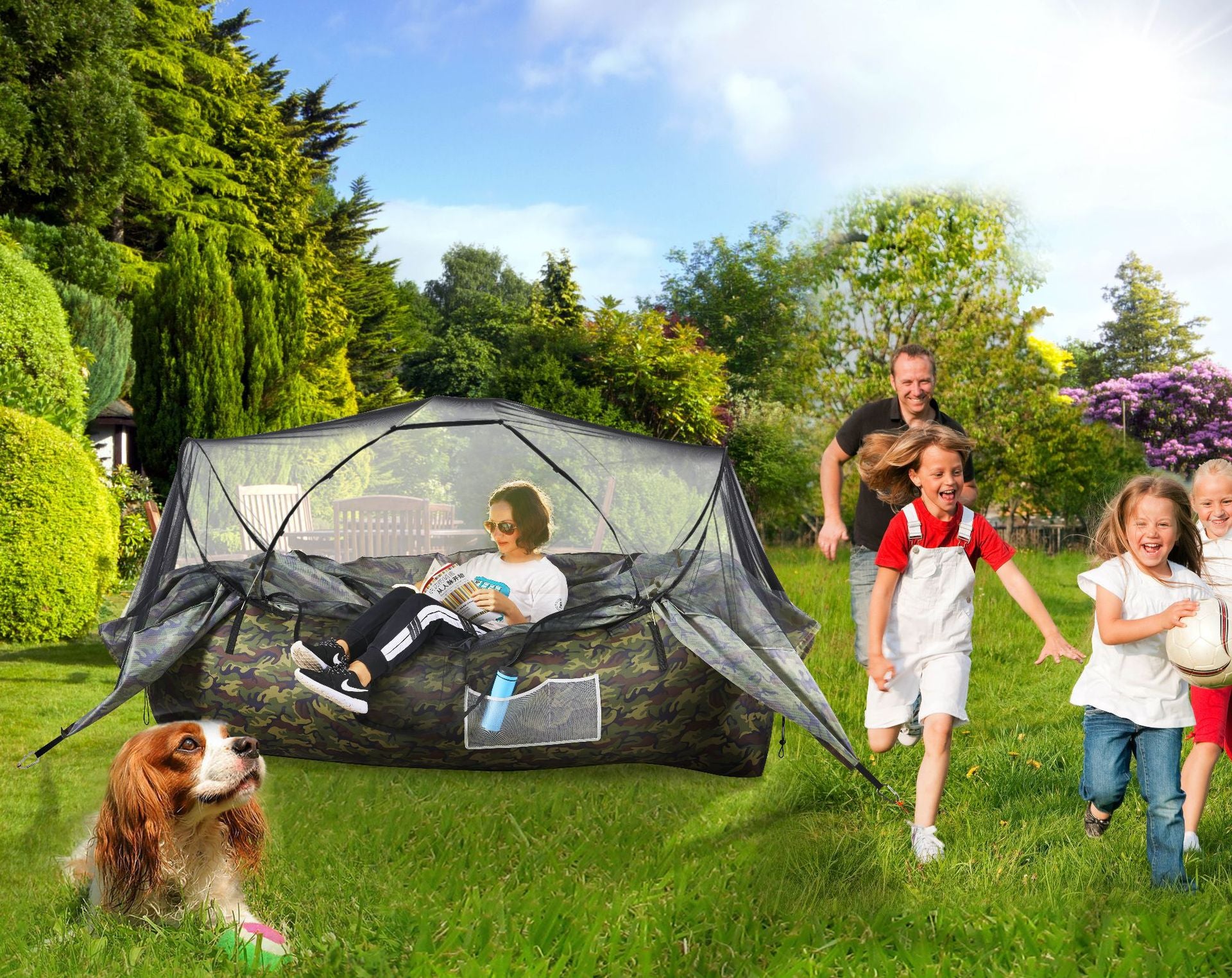Portable Outdoor Suspension Camping Tent