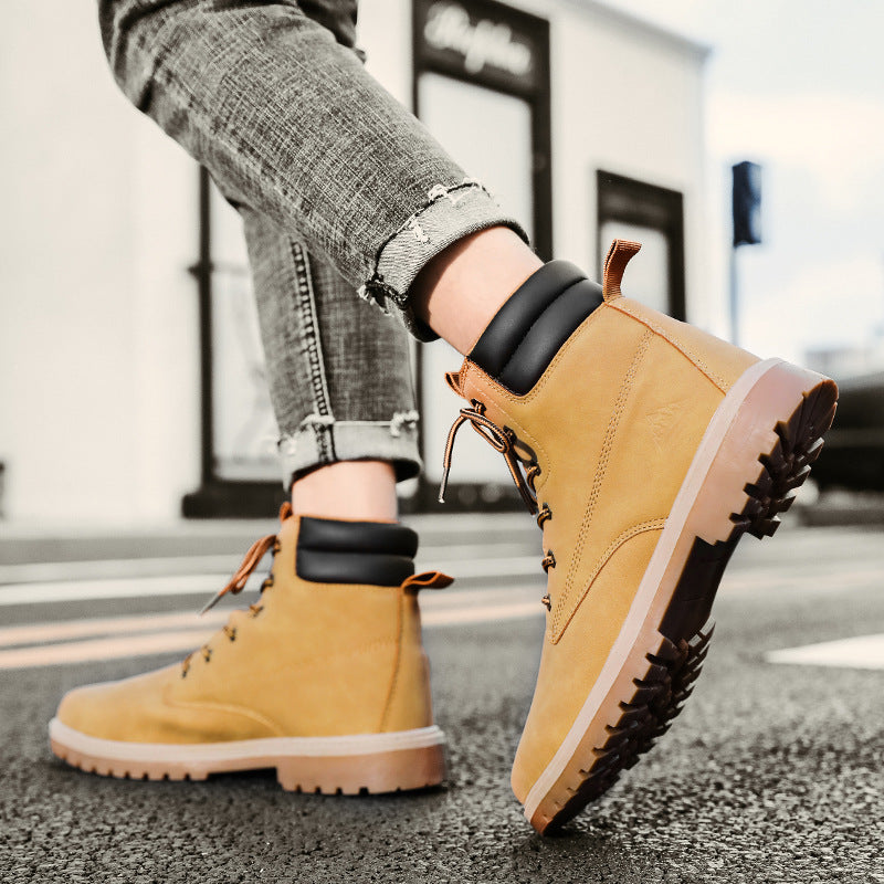 British Fashion High-Top Men’s Outdoor Hiking Boots