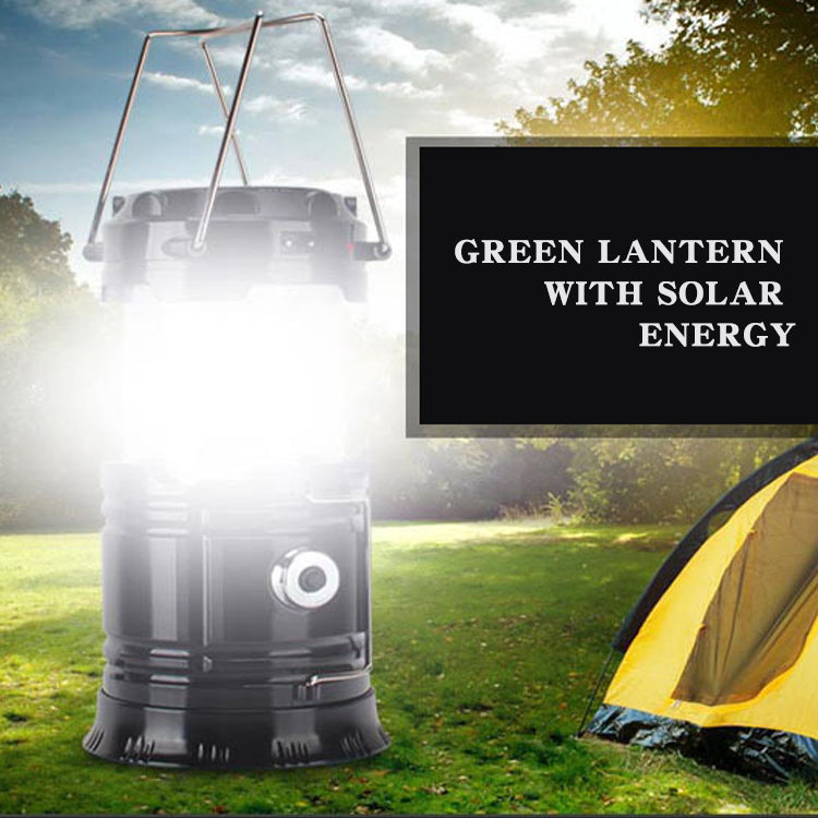 Solar Rechargeable Telescopic Multifunctional Camping Lantern