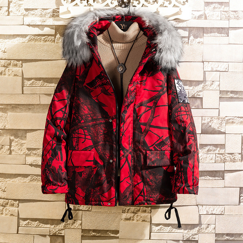 Hip-Hop Camouflage Hooded Jacket