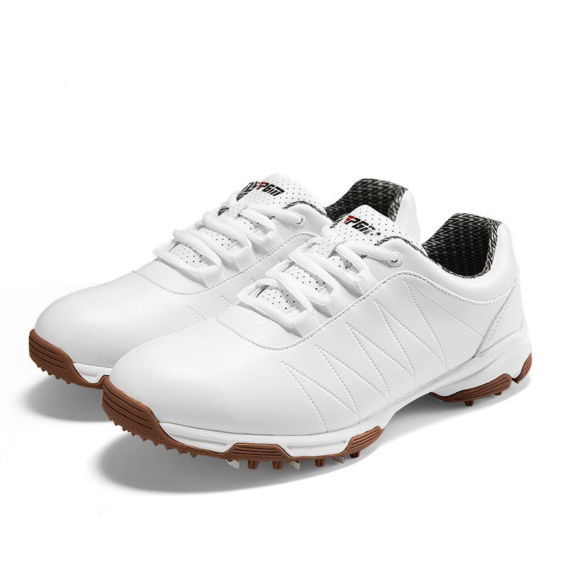 Golf Shoes Waterproof Sneakers Spin Button LACES Anti-sideslip