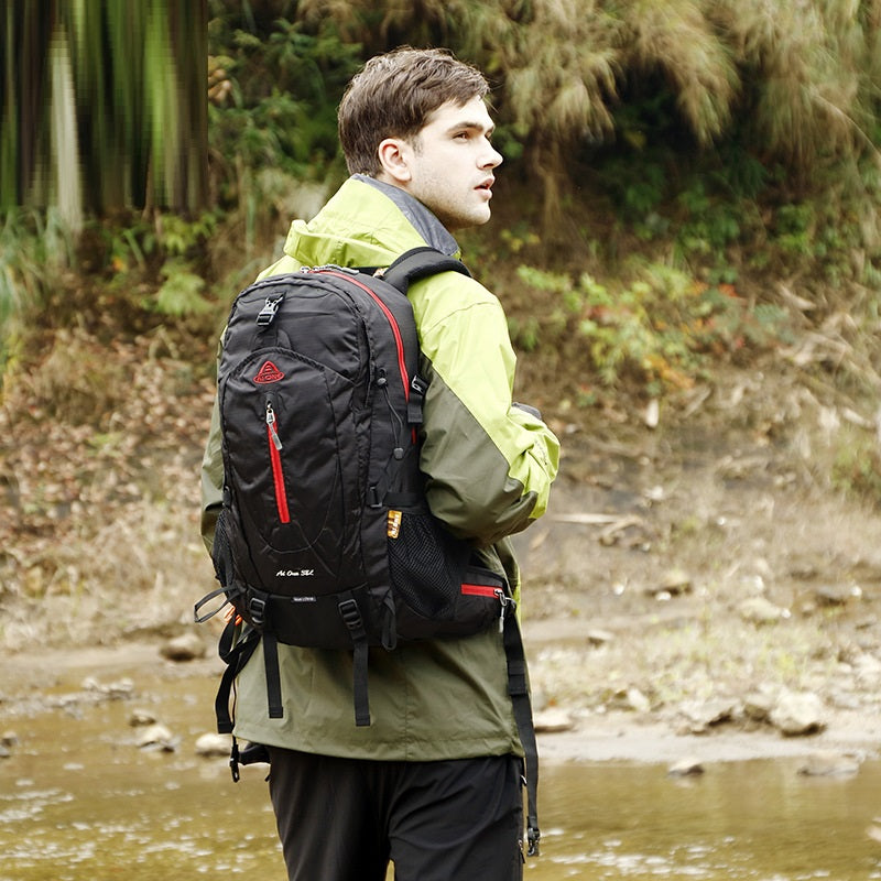 Nylon Outdoor Mountaineering Hiking Travel Backpack