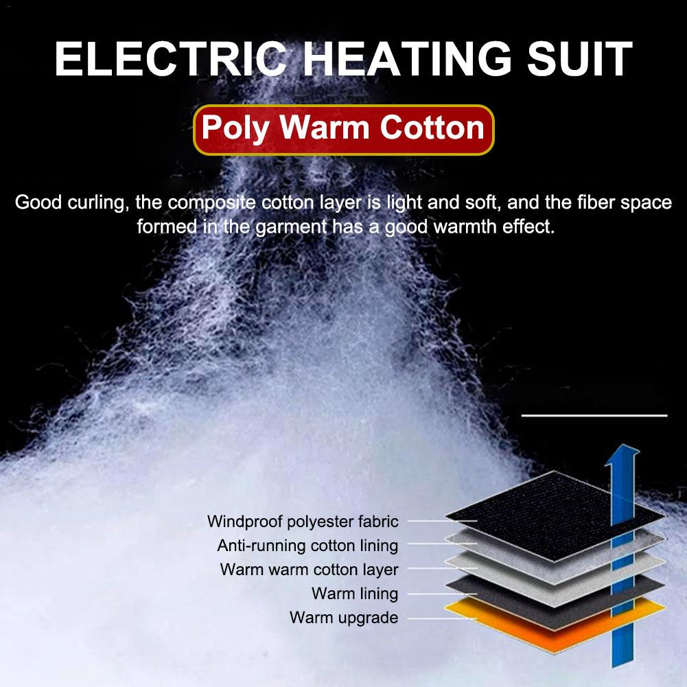USB Heated Cotton Vest Thermal Heated Vest