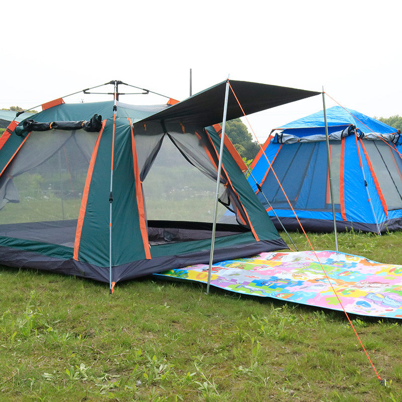 Automatic Outdoor Beach and Camping Tent – Rainproof, Multi-Person
