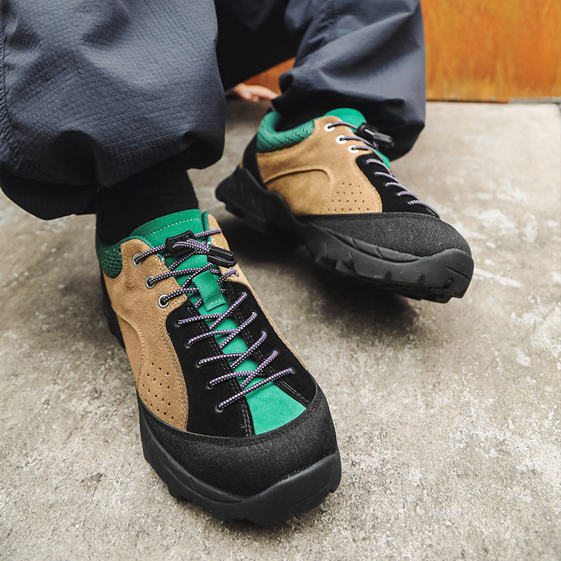 Leather Outdoor Mountain Climbing Hiking Boots