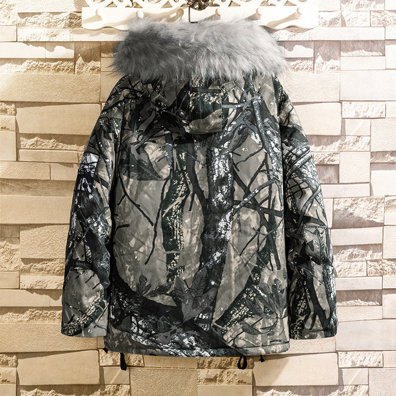 Hip-Hop Camouflage Hooded Jacket