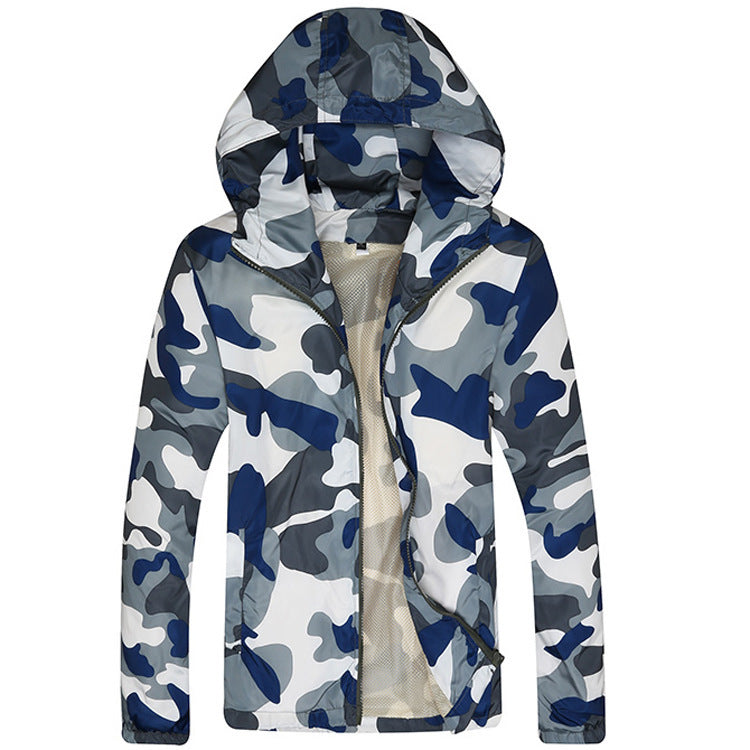 Men’s Slim Fit Camouflage Fashion Jacket