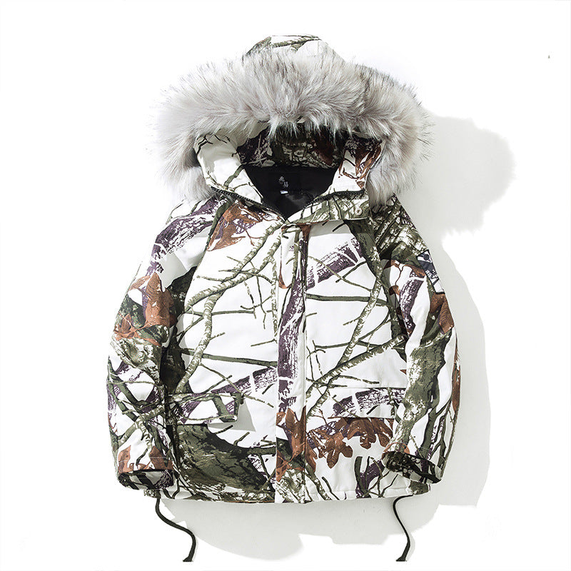 Hip-Hop Camouflage Hooded Jacket