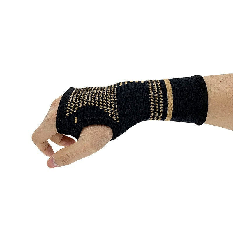 Copper Fiber Sports Wrist Support Brace