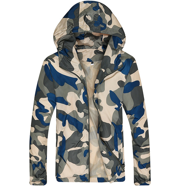 Men’s Slim Fit Camouflage Fashion Jacket