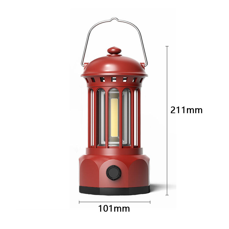 COB Portable Retro Camping Lantern Tent Light