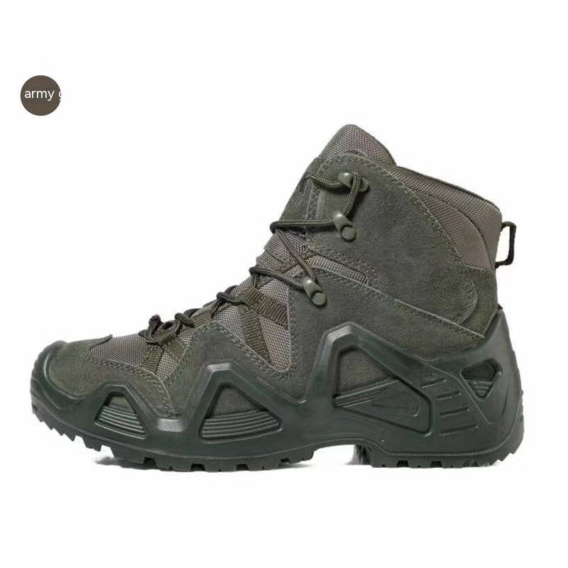 Mid-Top Military Outdoor Training Hiking Combat Boots