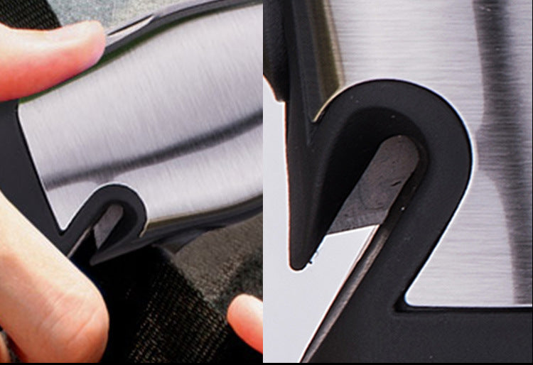 Multifunctional LED Flashlight With Safety Escape Hammer