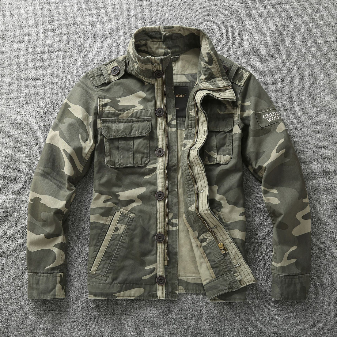 Men’s Autumn Camouflage Work Jacket