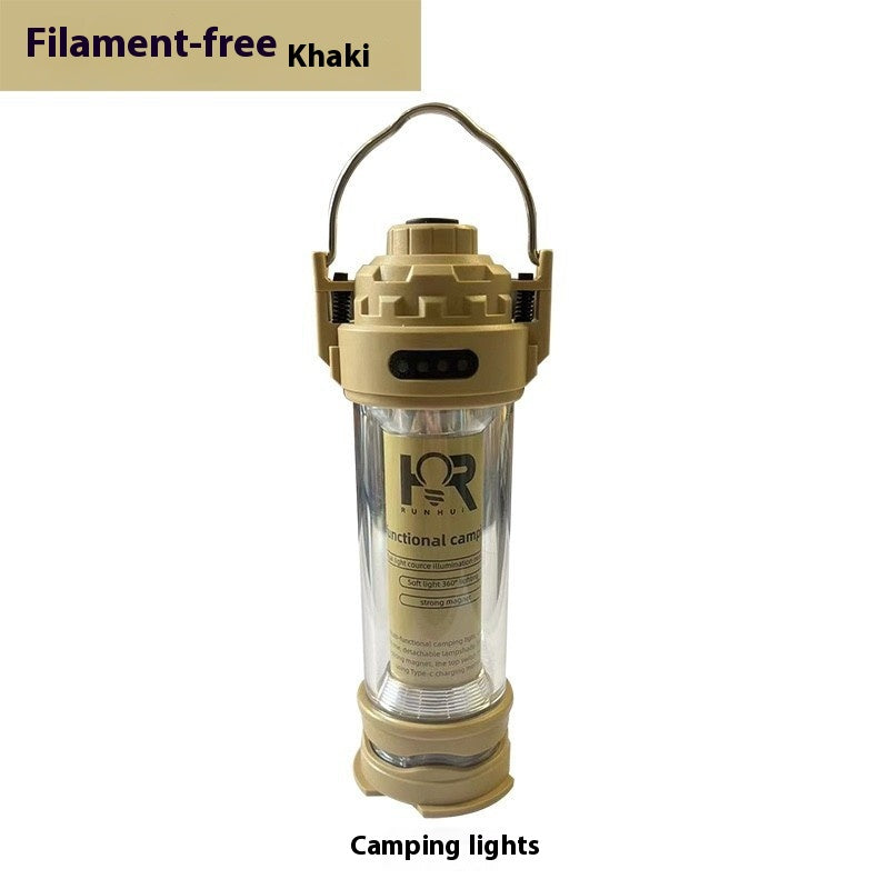 RHX Outdoor Tactical Camping Lantern with Ambience Light
