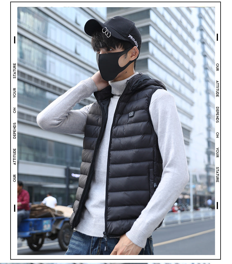 USB Heated Cotton Vest Thermal Heated Vest