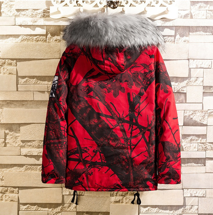 Hip-Hop Camouflage Hooded Jacket