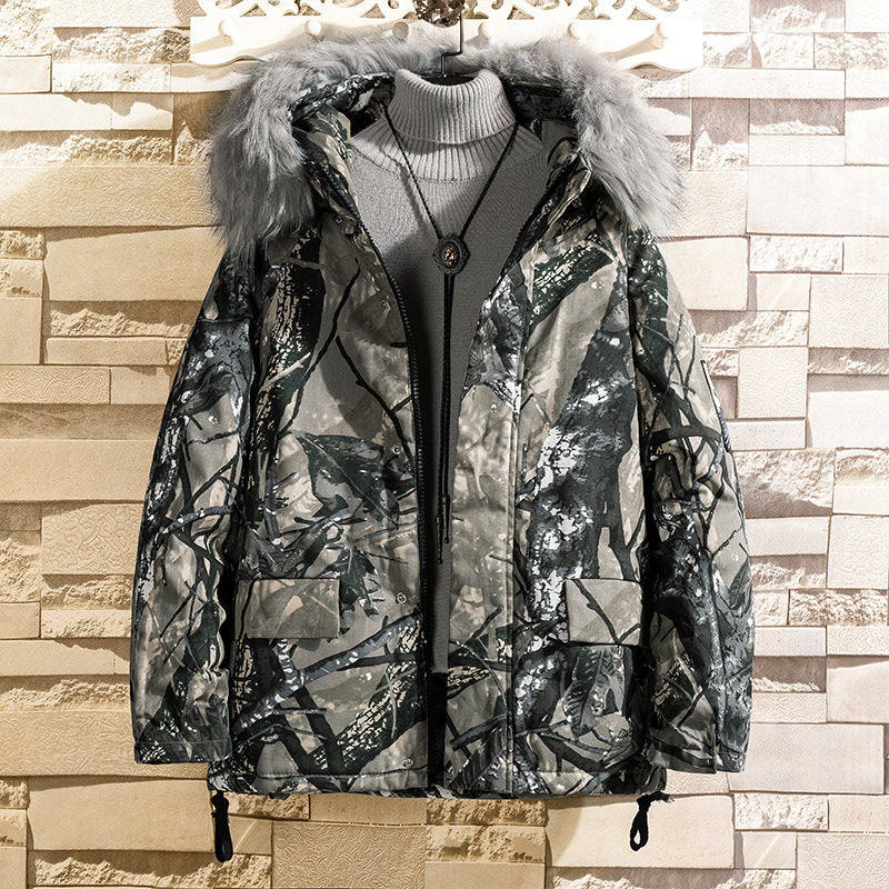 Hip-Hop Camouflage Hooded Jacket